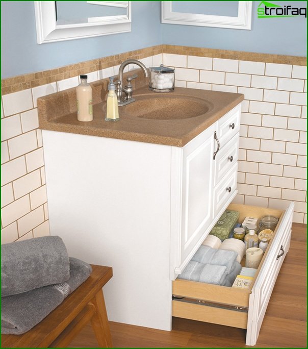 Furniture for a bathroom (curbstone) -3