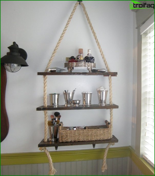 Hanging cabinets and hinged shelves for the bathroom - 3