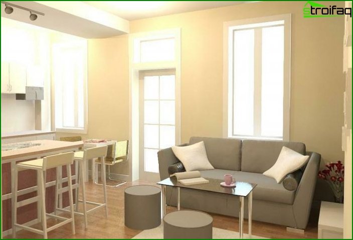 One-room apartment - interior 3