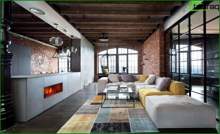 Loft style living room 3