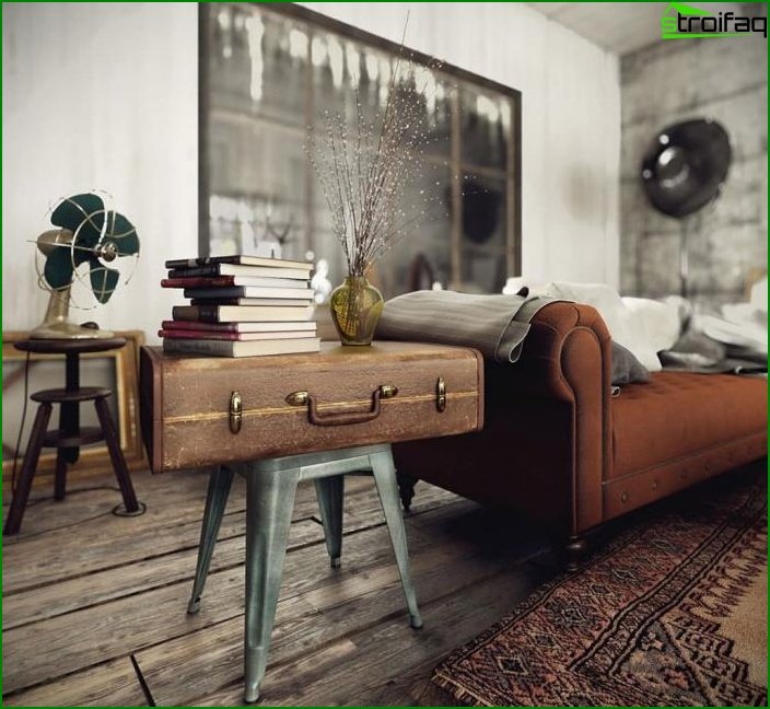 Vintage retro living room 3