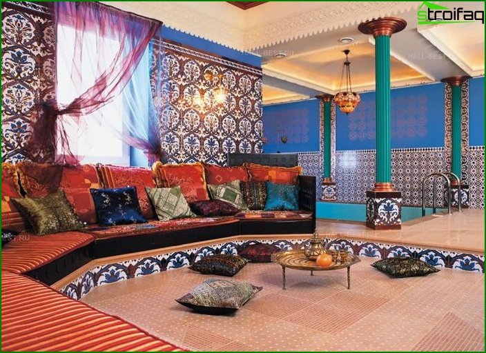 Ethnic style living room 2