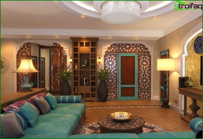 Ethnic style living room 4