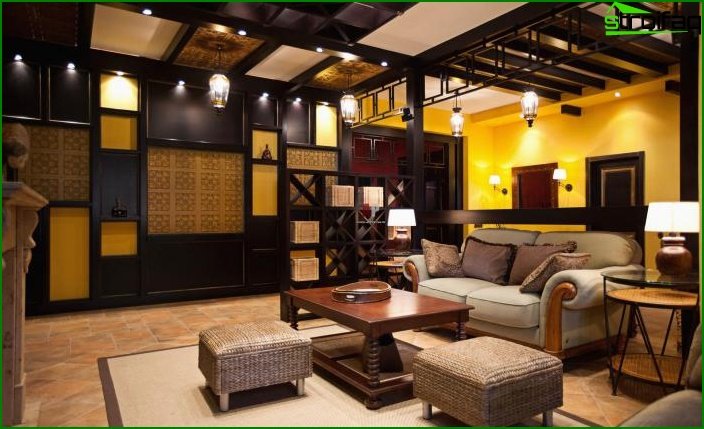 Ethnic style living room 5