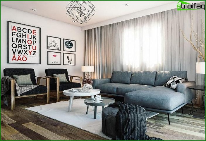 Living room in a modern style 1