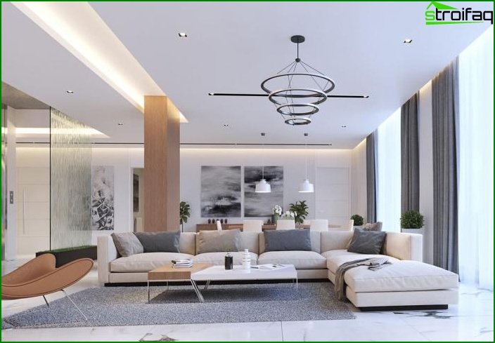 Living room in a modern style 2