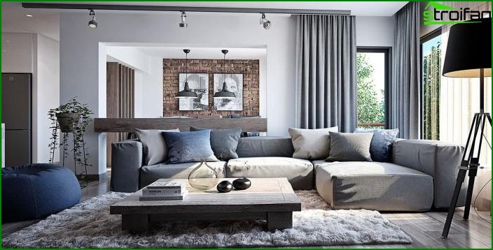 Living room in a modern style 3