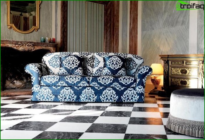 Upholstered furniture with patterns 3