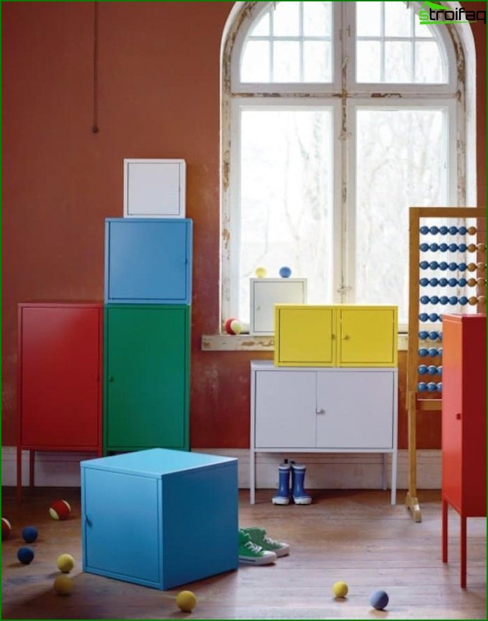 IKEA 1: n modulaariset huonekalut