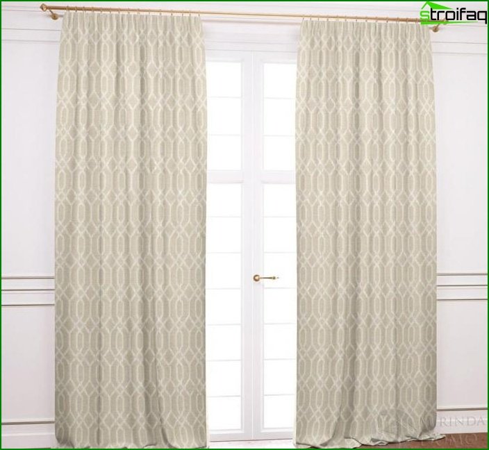 Geometric Print Curtains 5