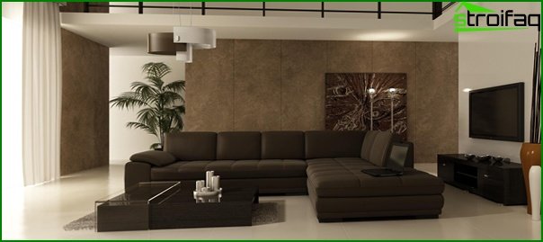 Living room furniture in a modern style (minimalism) - 4