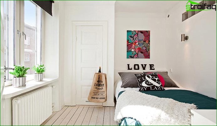 صورة تصميم غرفة نوم صغيرة