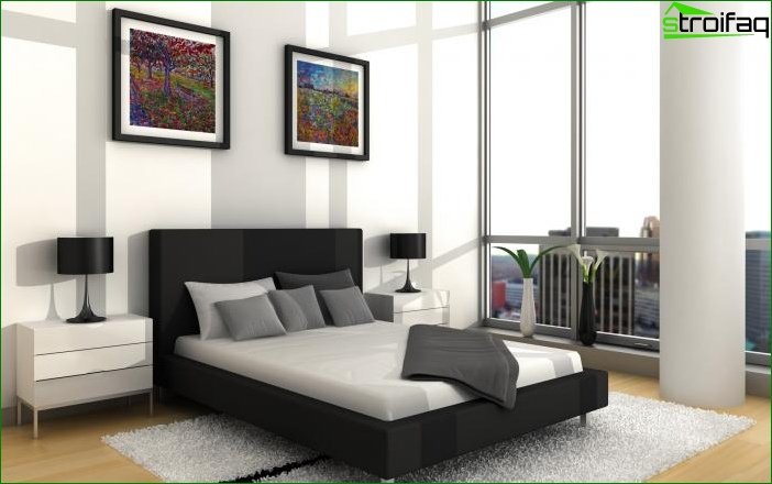 Soveværelse i minimalistisk stil 6