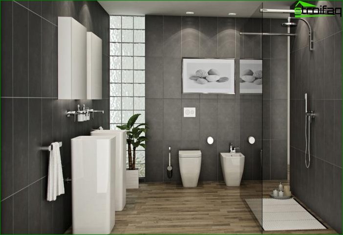 How to make a small bathroom?
