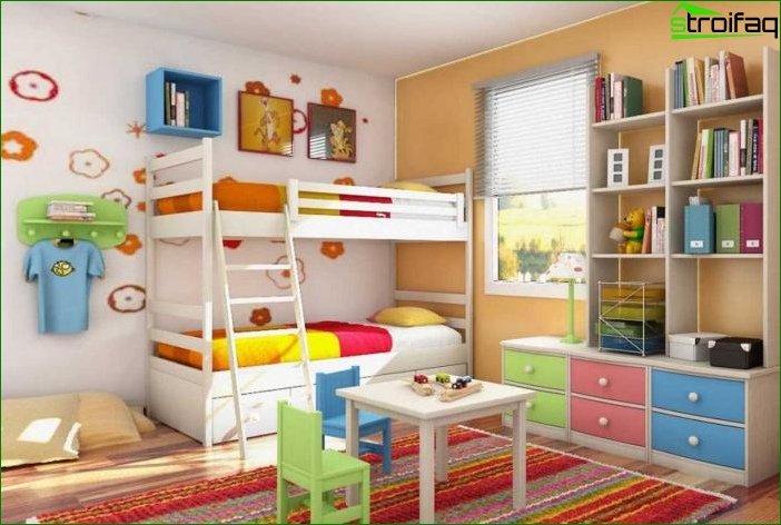 Design nursery for heterosexual children