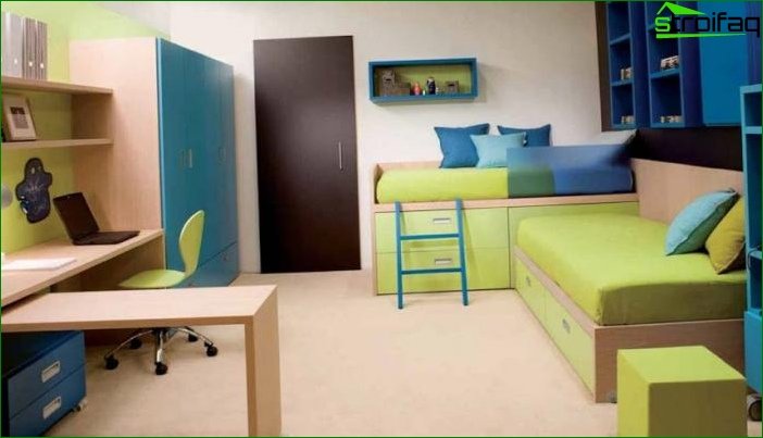 Ontwerp van een kleine kinderkamer - foto 6