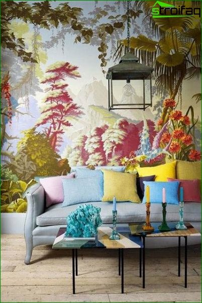 Wall mural for living room 2