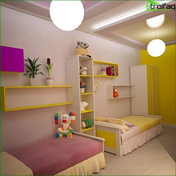 Interior of a room for gay children