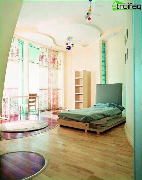 Minimalistická dětská ložnice