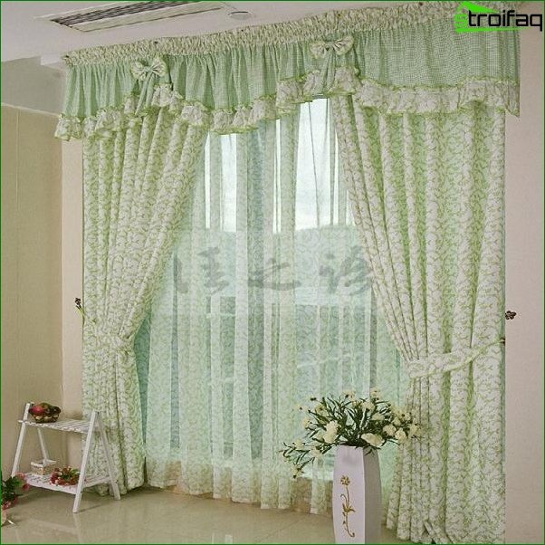 Photo curtains in the bedroom 9