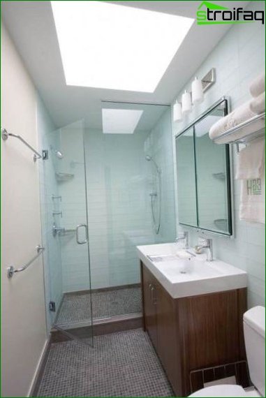 Huge bathroom mirror