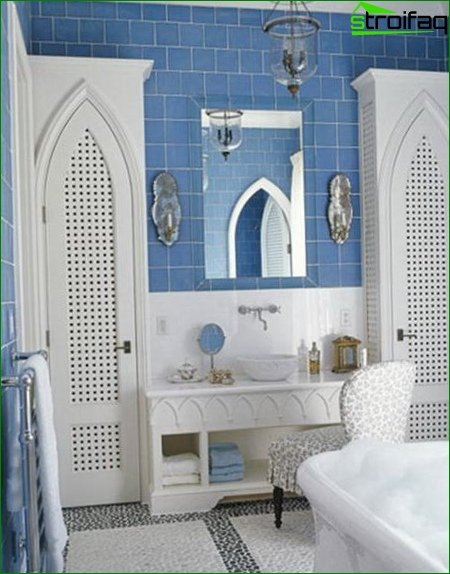 Spacious bathroom in a private house