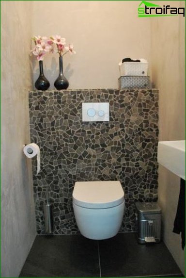 The design of the toilet is 1.5 square meters. m