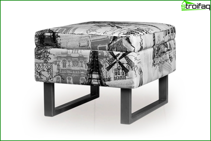 Upholstered furniture (ottoman) - 3