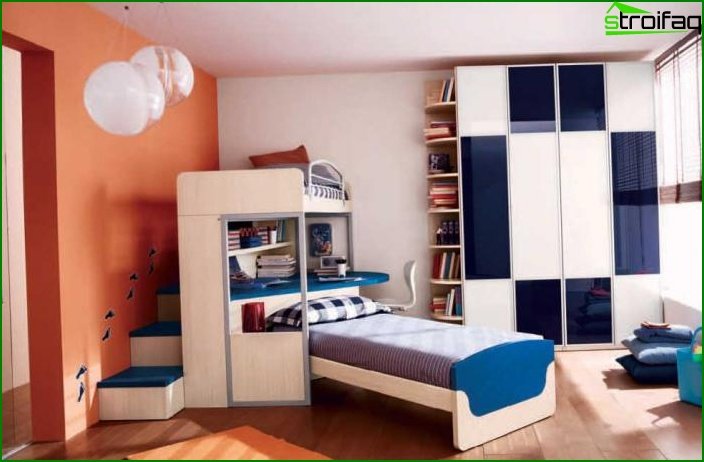 Fotografia unei camere pentru copii pentru un băiat