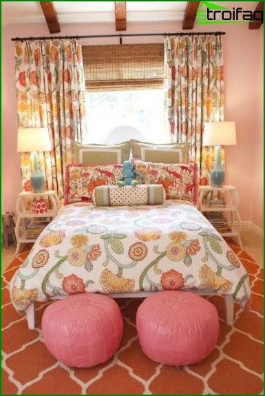 غرفة نوم باللونين الوردي والأرجواني - الصورة 4