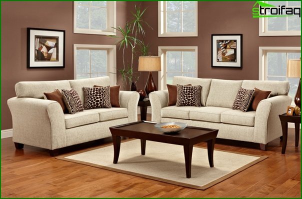 Upholstered furniture (classic sofa) - 2