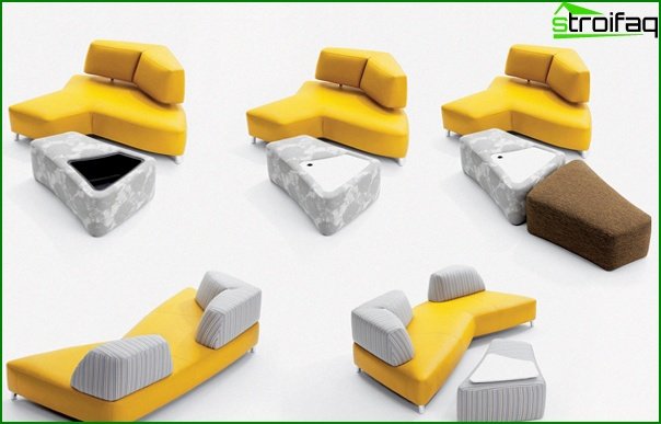 Upholstered furniture (transforming sofa) - 1