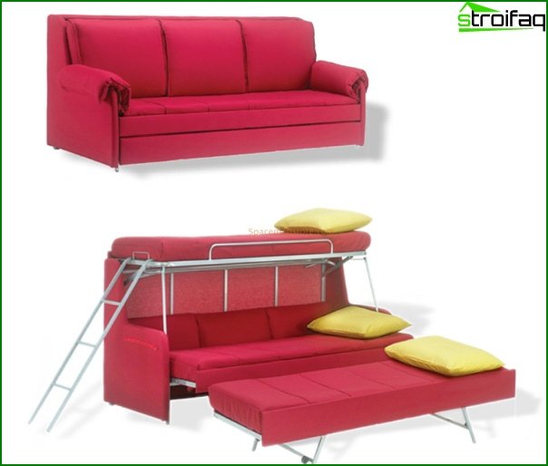 Upholstered furniture (transforming sofa) - 4