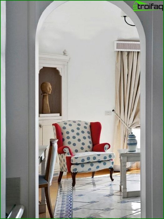 Upholstered furniture (classic armchair) - 4