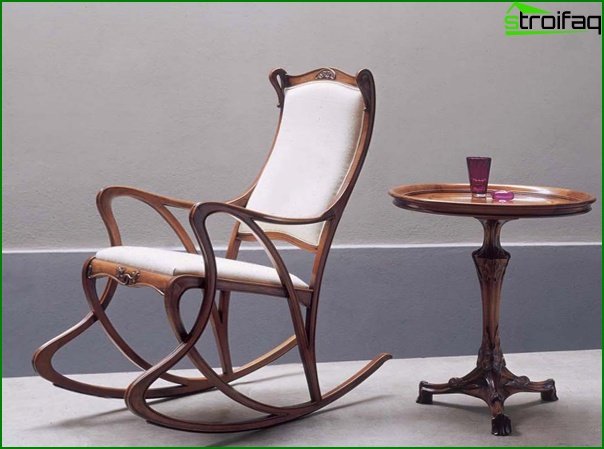 Upholstered furniture (rocking chair) - 1