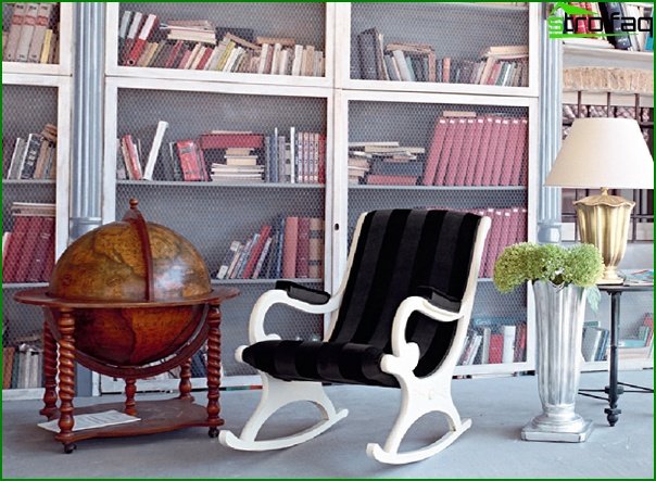 Upholstered furniture (rocking chair) - 2