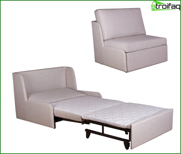 Upholstered furniture (chair-bed) - 2