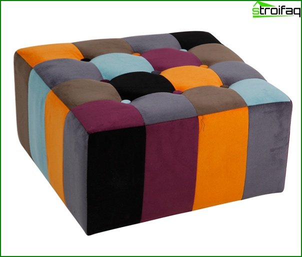 Upholstered furniture (ottoman) - 1