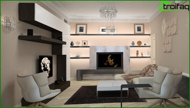 Furniture for a drawing room (modern style) - 1