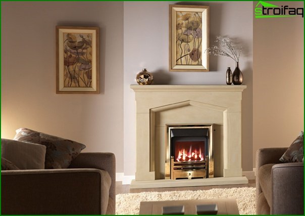 Furniture for a drawing room (fireplace) - 1