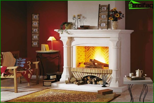 Living Room Furniture (fireplace) - 4