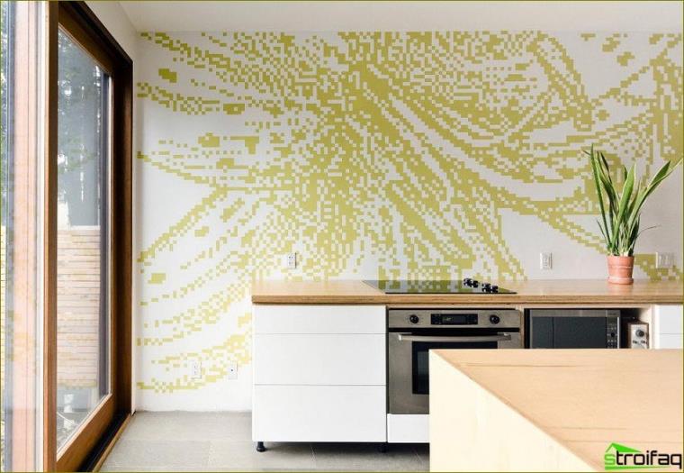 Papel pintado para la cocina