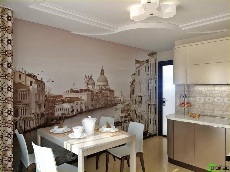 جدارية جدارية في المطبخ